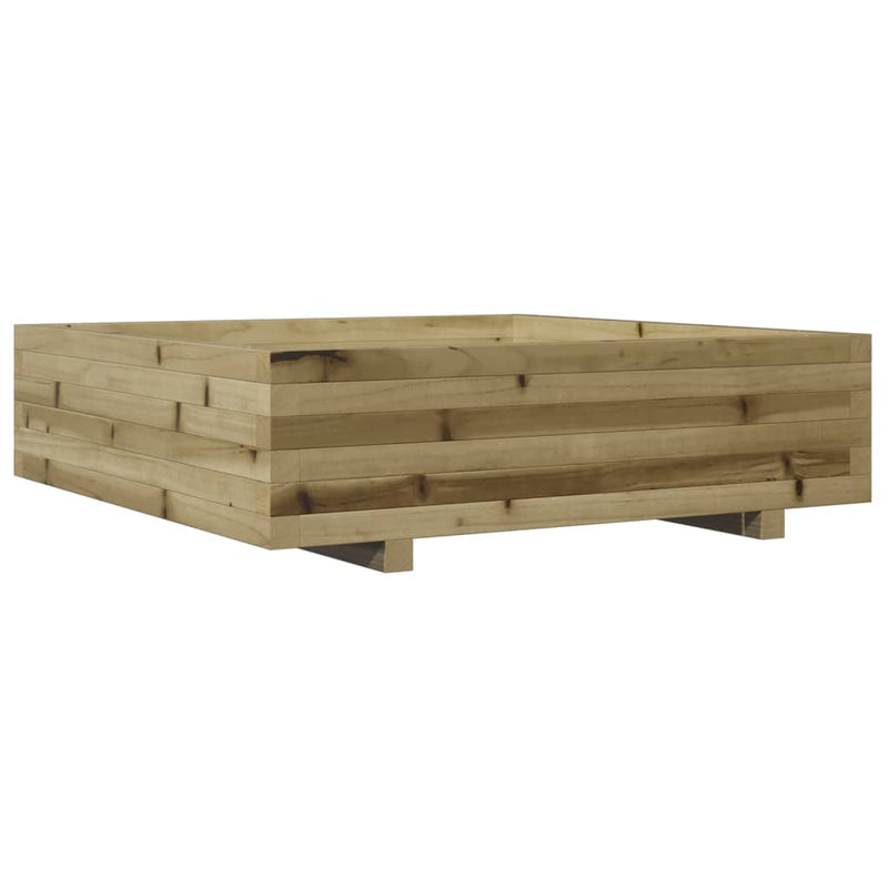 Load image into Gallery viewer, Vidaxl plantenbak 90x90x26,5 cm geïmpregneerd grenenhout
