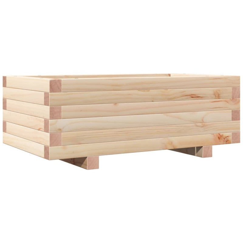 Load image into Gallery viewer, Vidaxl plantenbak 70x40x26,5 cm massief grenenhout
