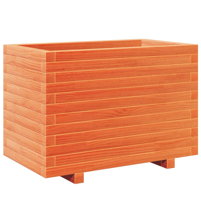 Load image into Gallery viewer, Vidaxl plantenbak 70x40x49,5 cm massief grenenhout wasbruin
