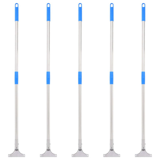 Vidaxl vloerwisserhandgrepen 5 st 119,5 cm staal en kunststof