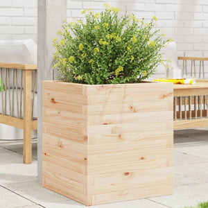 Vidaxl plantenbak 40x40x46 cm massief grenenhout