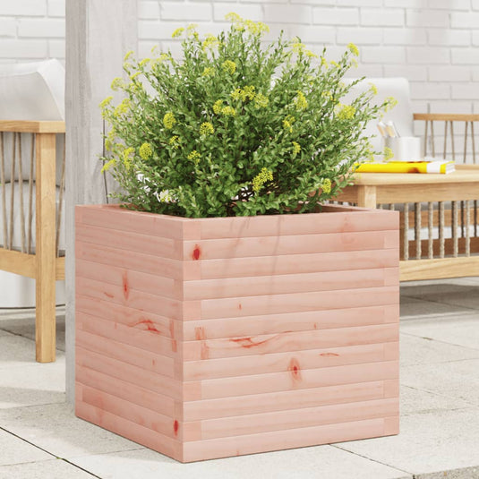 Vidaxl plantenbak 50x50x46 cm massief douglashout