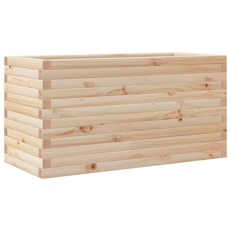 Load image into Gallery viewer, Vidaxl plantenbak 90x40x46 cm massief grenenhout
