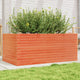 VidaXL Plantenbak 110x60x46 cm massief grenenhout wasbruin