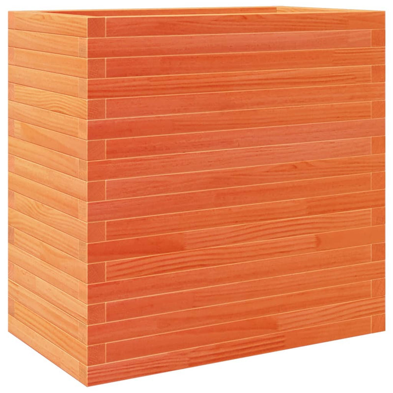 Load image into Gallery viewer, Vidaxl plantenbak 70x40x68,5 cm massief grenenhout wasbruin
