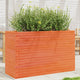 VidaXL Plantenbak 110x40x68,5 cm massief grenenhout wasbruin