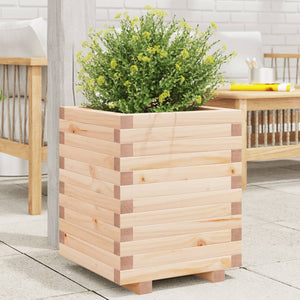 Vidaxl plantenbak 40x40x49,5 cm massief grenenhout