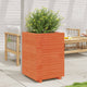 Vidaxl plantenbak 50x50x72,5 cm massief grenenhout wasbruin