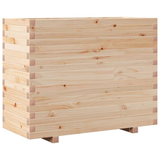 VidaXL Plantenbak 90x40x72 cm massief grenenhout