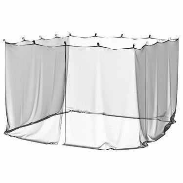 Vidaxl klamboe voor buiten 220 gaas zwart 300x300x200 cm