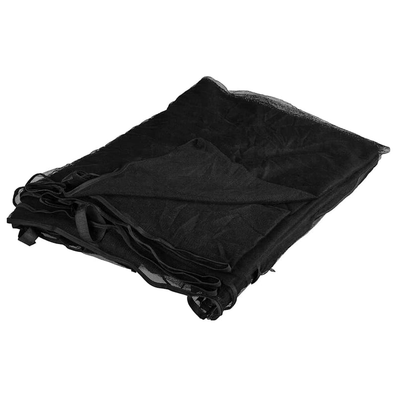 Load image into Gallery viewer, Vidaxl klamboe voor buiten 220 gaas zwart 300x300x200 cm
