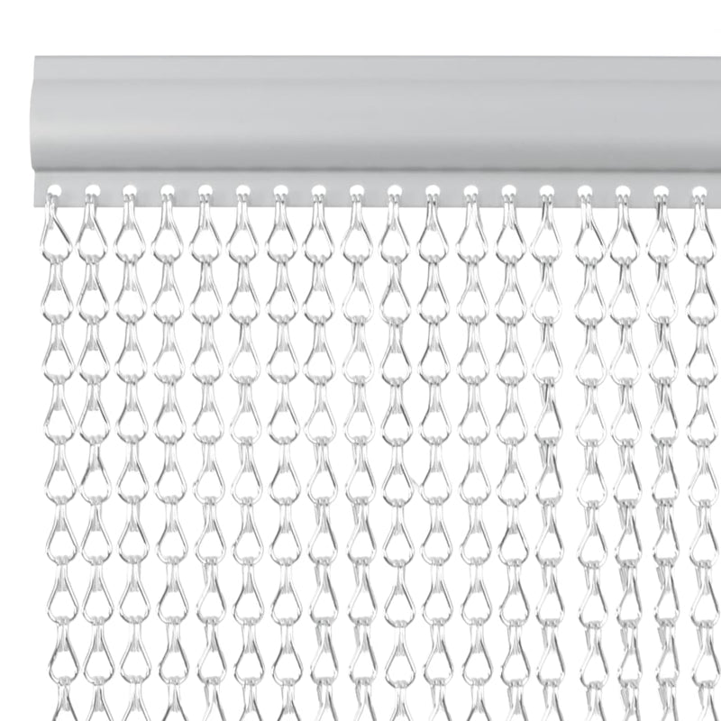 Load image into Gallery viewer, Vidaxl vliegengordijn kettingen 90x200 cm aluminium
