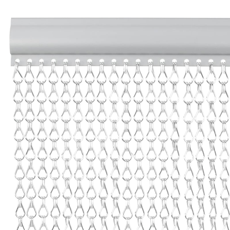 Load image into Gallery viewer, Vidaxl vliegengordijn kettingen 90x212 cm aluminium
