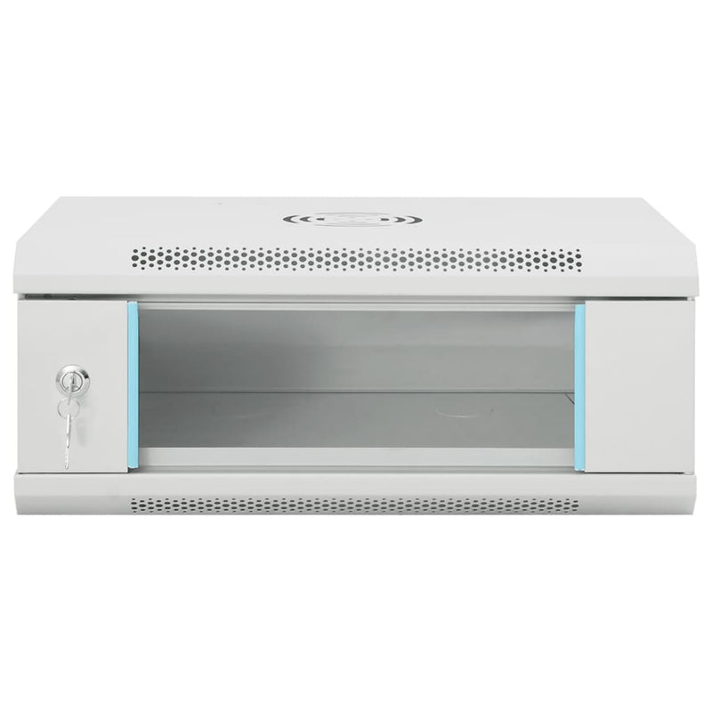 Load image into Gallery viewer, Vidaxl netwerkkast wandgemonteerd 4u 19 ip20 53x40x21 cm
