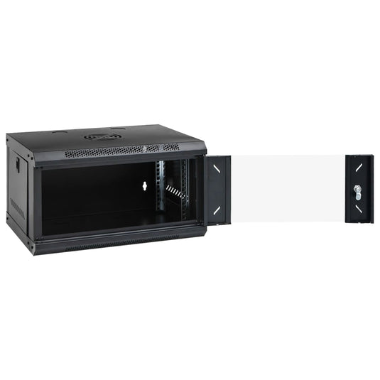 Vidaxl 6u wandgemonteerde netwerkkast 19 ip20 53x40x30 cm