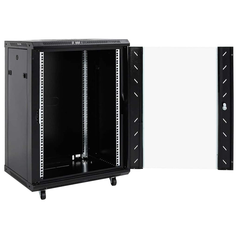 Load image into Gallery viewer, Vidaxl 15u netwerkkast met draaipoten 19 ip20 60x45x86 cm
