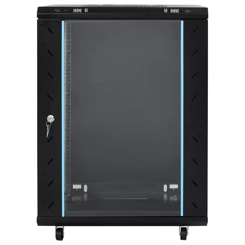 Load image into Gallery viewer, Vidaxl 15u netwerkkast met draaipoten 19 ip20 60x45x86 cm

