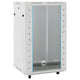 Vidaxl netwerkkast met draaiwieltjes 18u 19 ip20 60x60x100 cm