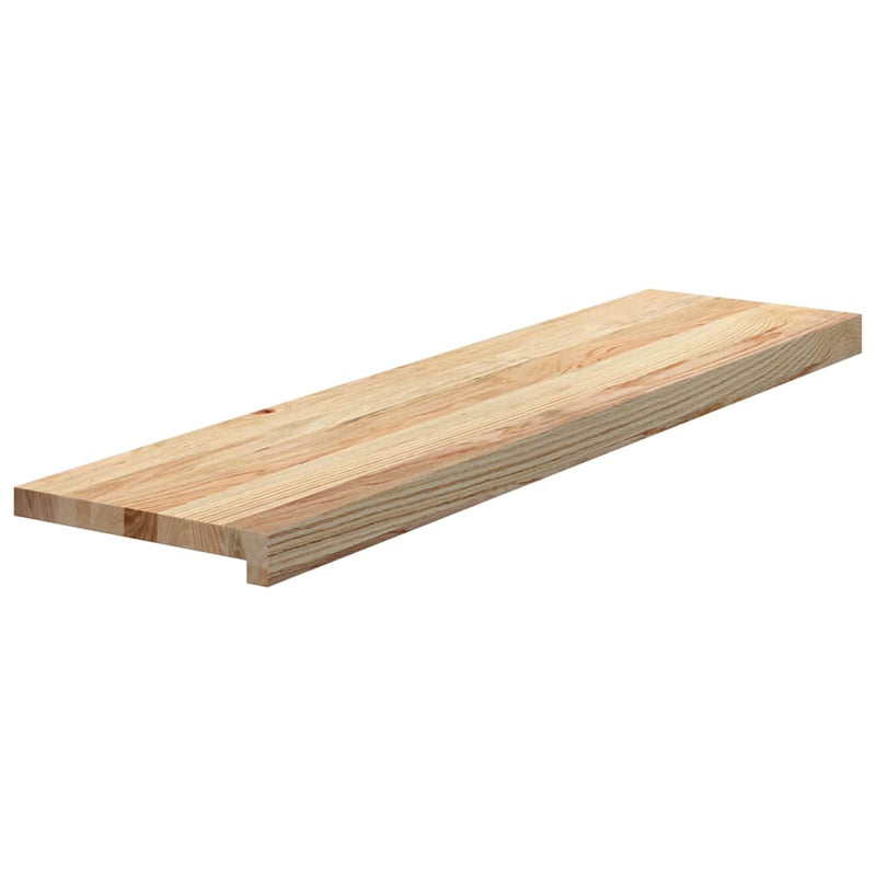 Load image into Gallery viewer, Vidaxl traptreden 4 st 100x25x2 cm onbehandeld massief eikenhout
