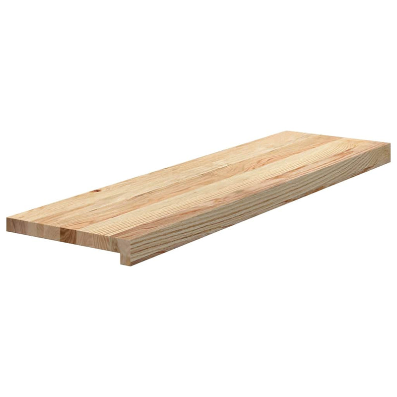 Load image into Gallery viewer, Vidaxl traptreden 4 st 90x30x2 cm onbehandeld massief eikenhout
