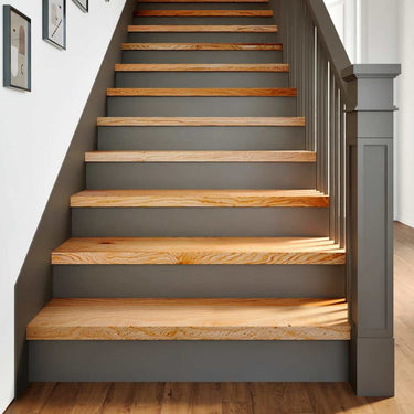Vidaxl traptreden 4 st 90x25x2 cm massief eikenhout lichtbruin