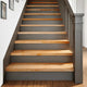 Vidaxl traptreden 2 st 90x25x2 cm massief eikenhout lichtbruin