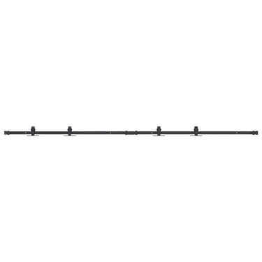 Vidaxl ophangset voor schuifdeur 213 cm koolstofstaal