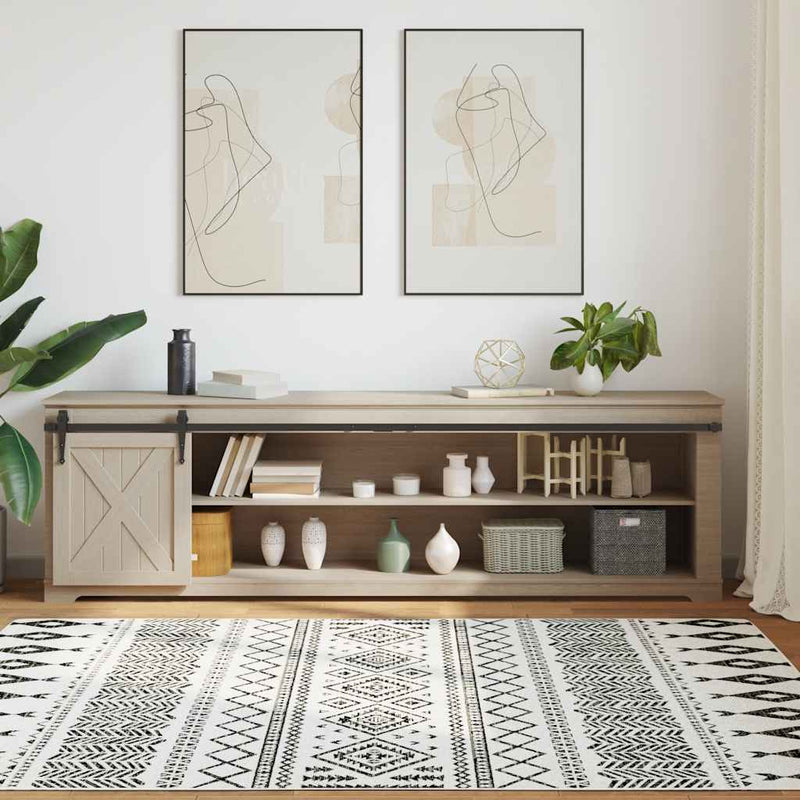 Load image into Gallery viewer, Vidaxl ophangset voor schuifdeur 213 cm koolstofstaal
