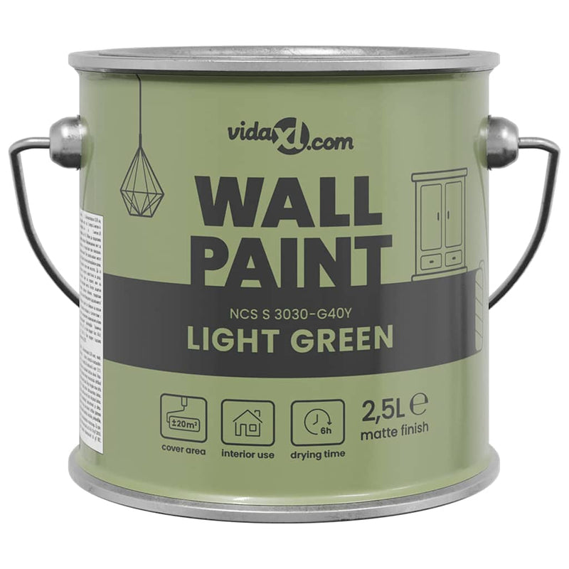 Load image into Gallery viewer, Vidaxl muurverf groen 2,5 l wandprint
