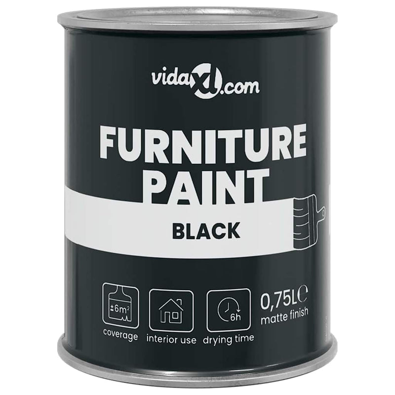 Load image into Gallery viewer, Vidaxl meubelverf zwart 10 x 10 x 12 cm wandprint
