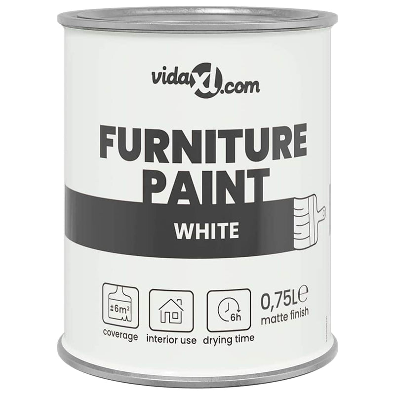 Load image into Gallery viewer, Vidaxl meubelverf wit 10 x 10 x 12 cm wandprint
