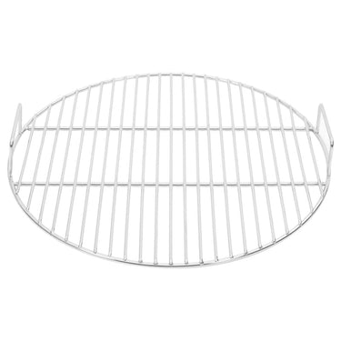 Vidaxl barbecuerooster met handgrepen rond ø44,5 cm 304 roestvrijstaal