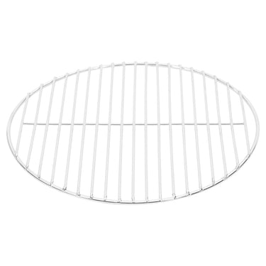 Vidaxl barbecuerooster rond ø37 cm 304 roestvrij staal