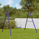 Vidaxl schommelframe voor buiten met 2 ophanghaken staal blauw