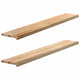 Vidaxl vensterbanken 2 st onbehandeld 160x25x2 cm massief eikenhout