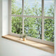 Vidaxl vensterbanken 2 st onbehandeld 160x25x2 cm massief eikenhout