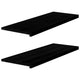 Vidaxl vensterbanken 2 st 110x40x2 cm massief eikenhout donkerbruin