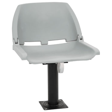 Vidaxl 2-delige bootstoelenset inklapbaar 48x51x41 cm grijs