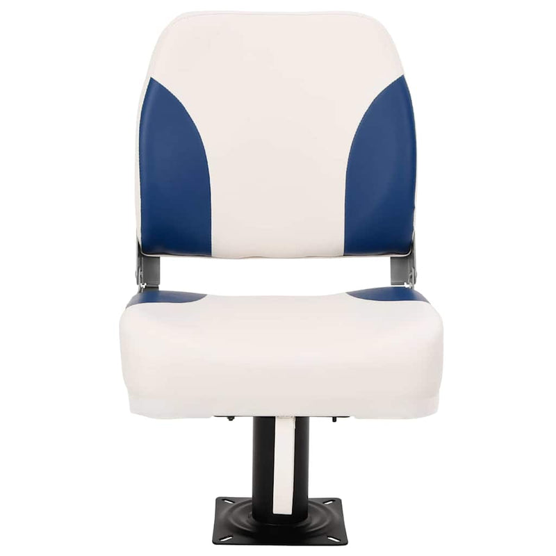 Load image into Gallery viewer, Vidaxl bootstoel 2 set inklapbaar 41x36x48 cm blauw en wit
