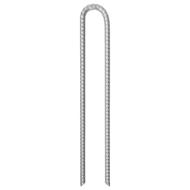 Vidaxl tentharingen 12 st u-vormig ø12 mm 41,5 cm gegalvaniseerd staal