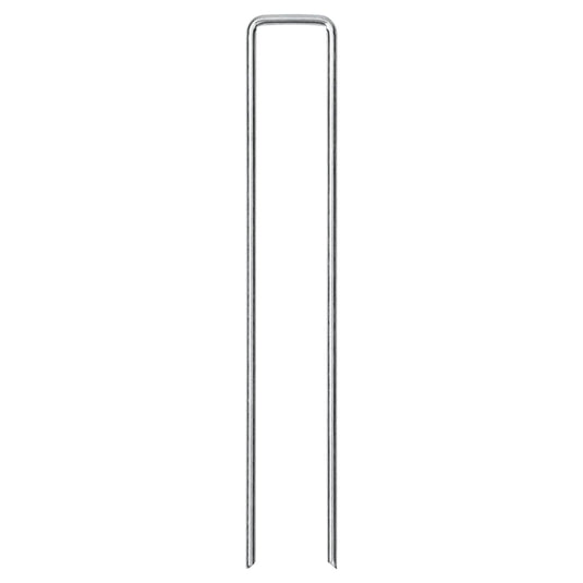 VidaXL Grondharingen 50 st U-vormig 20x4 cm gegalvaniseerd staal
