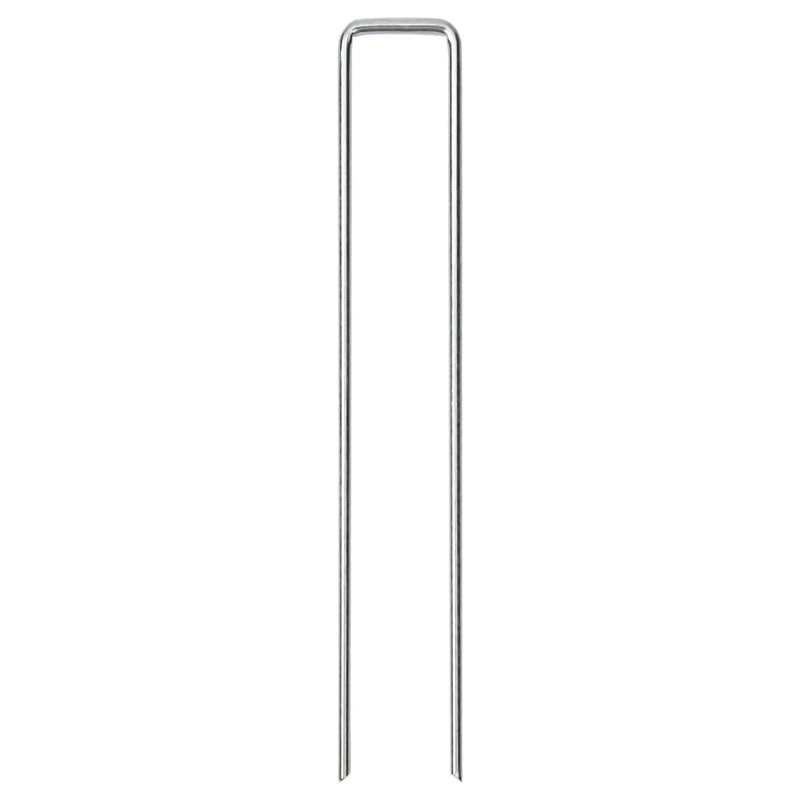 Load image into Gallery viewer, Vidaxl grondharingen 25 st u-vormig 20x3,5 cm gegalvaniseerd staal
