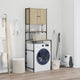 Vidaxl wasmachinekast 68x48,5x194 cm sonoma eikenkleurig
