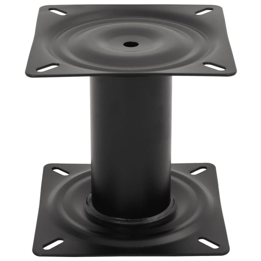 VidaXL Bootstoelpoot 18 cm staal zwart