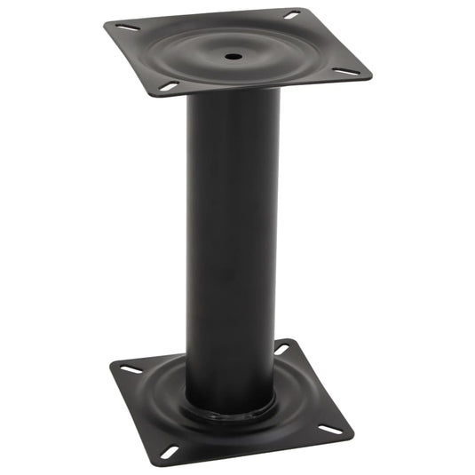 Vidaxl bootstoelpoot 33 cm staal zwart