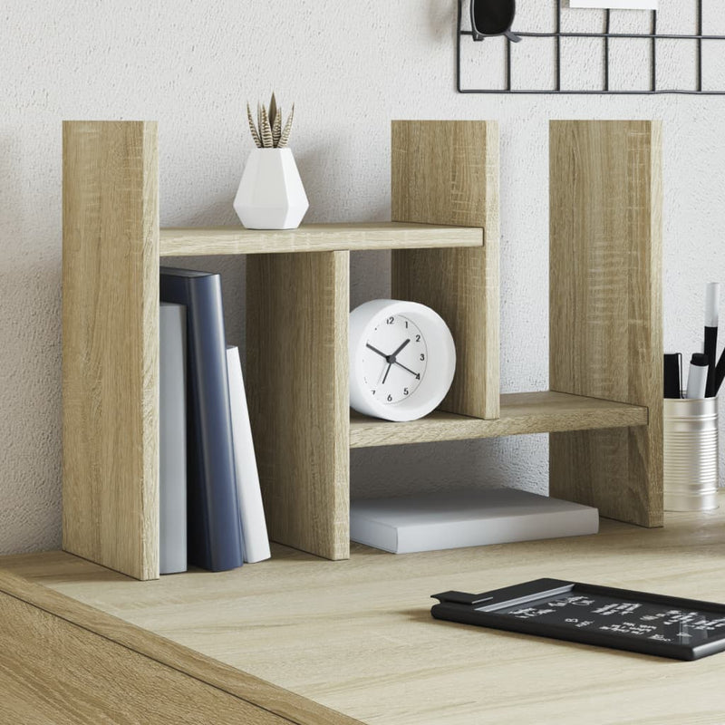 Load image into Gallery viewer, Vidaxl bureau organiser 34,5x15,5x35,5 cm hout sonoma eikenkleurig
