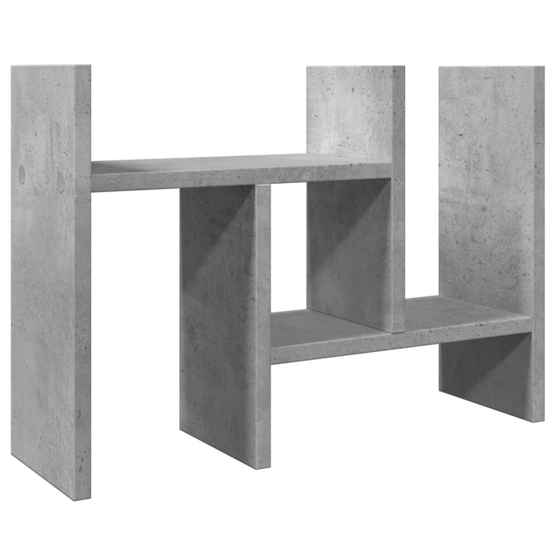 Load image into Gallery viewer, Vidaxl bureau organiser 34,5x15,5x35,5 cm bewerkt hout betongrijs
