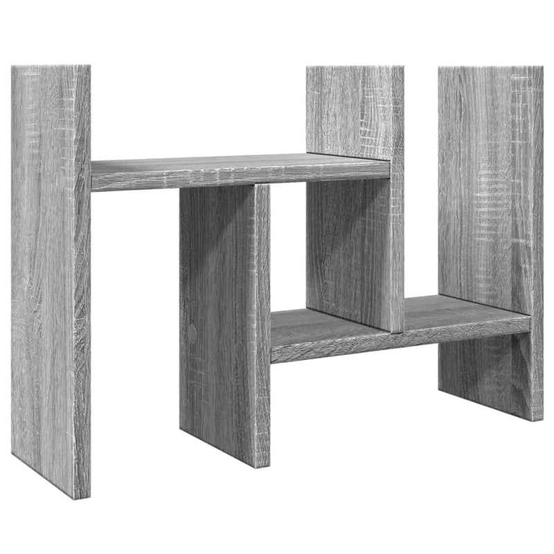 Load image into Gallery viewer, Vidaxl bureau organiser 34,5x15,5x35,5 cm bewerkt hout grijs sonoma
