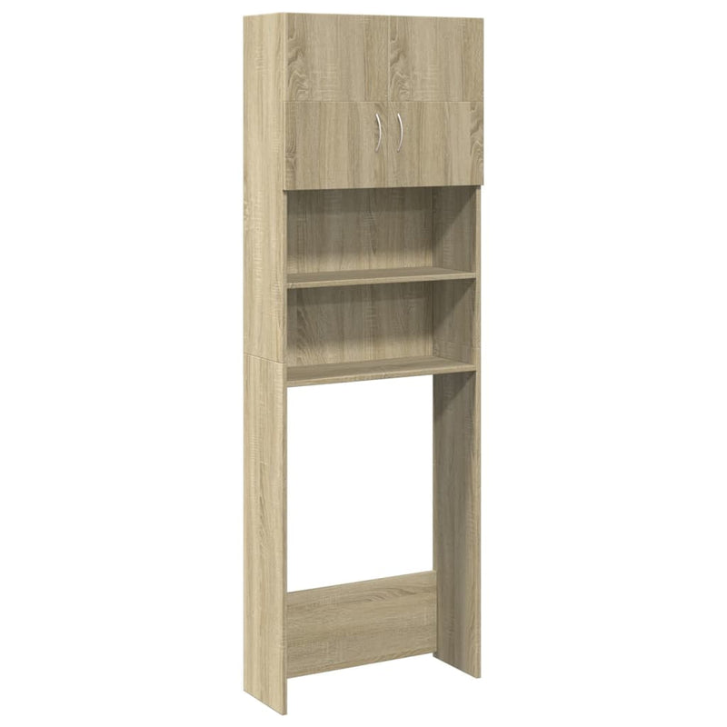 Load image into Gallery viewer, Vidaxl wasmachinekast 64x25,5x190 cm bewerkt hout sonoma eikenkleurig

