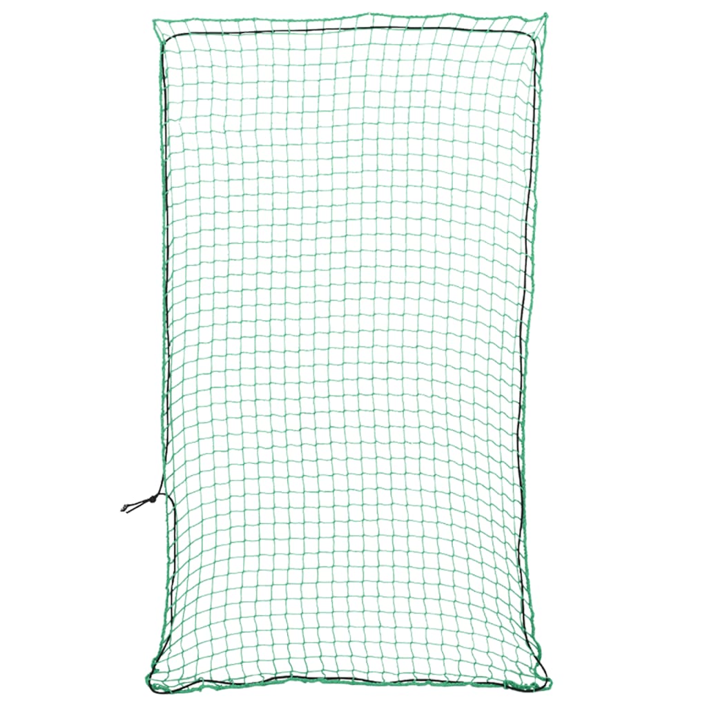 VidaXL Aanhangwagennet elastisch touw 2,5x1,5 m polypropeen groen